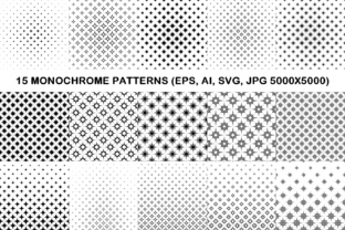15 Monochrome Star Patterns: Seamless, Scalable Assets for Real-World Design Workflows