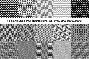 15 Seamless Wave Line Patterns
