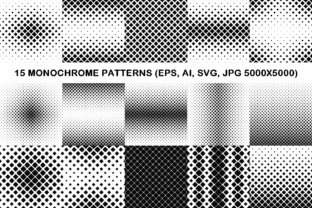 15 Square Monochrome Patterns: Clean, Versatile Design Assets for Real Projects