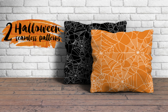 2 Halloween Seamless Patterns for Light-Hearted, Professional Design Work