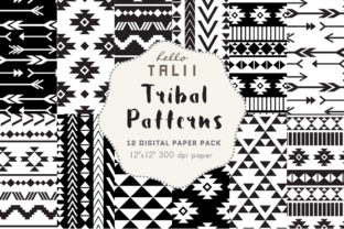 Black and White Tribal Patterns