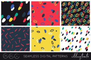 Bright Hand Drawn Patterns: Simple, Seamless, Elegant