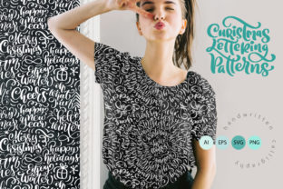 Christmas Lettering Patterns: Seamless Scandinavian Calligraphy for Real Creative Projects