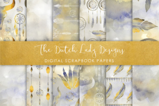 Digital Scrapbook Paper – Boho Prairie Patterns in Watercolor: A Versatile, High-Fidelity Resource for Creative Professionals and Makers