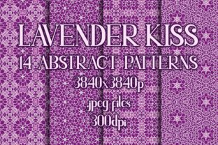 Lavender Kiss - Abstract Patterns