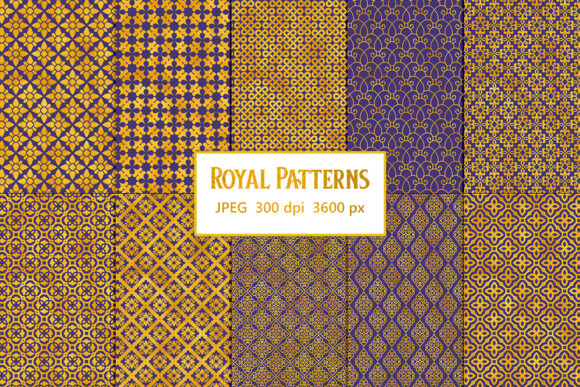 Royal Patterns - Purple: Elevating Creative Precision for Modern Professionals