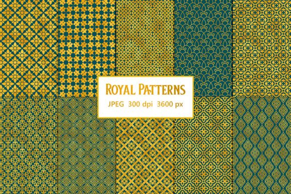 Royal Patterns – Turquoise: A Versatile, High-Fidelity Design Resource for Creative and Professional Workflows