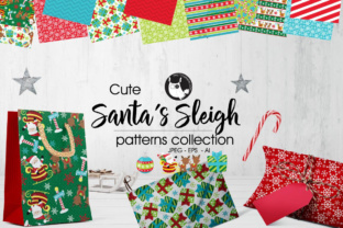 Santa's Sleigh Patterns Collection