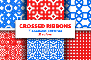 Seamless Patterns with Crossed Ribbons