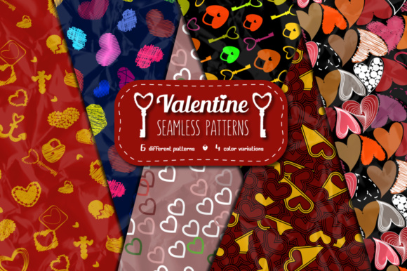 Seamless Valentine’s Patterns