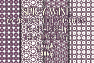 Spicy Wine – Subtle Holiday Patterns