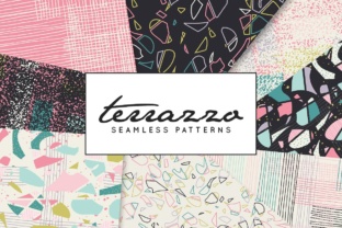 Terrazzo Inspired Digital Paper Pack