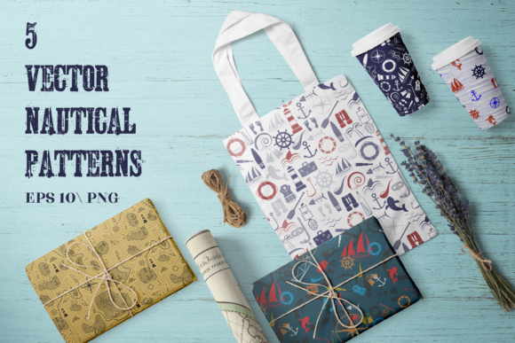 Vector Nautical Patterns